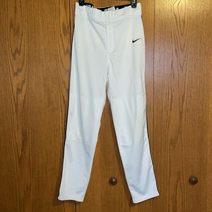 Nike baseball pants. White.